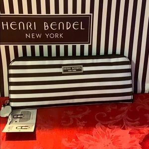 Henri Bendel Striped Packable Travel Bag